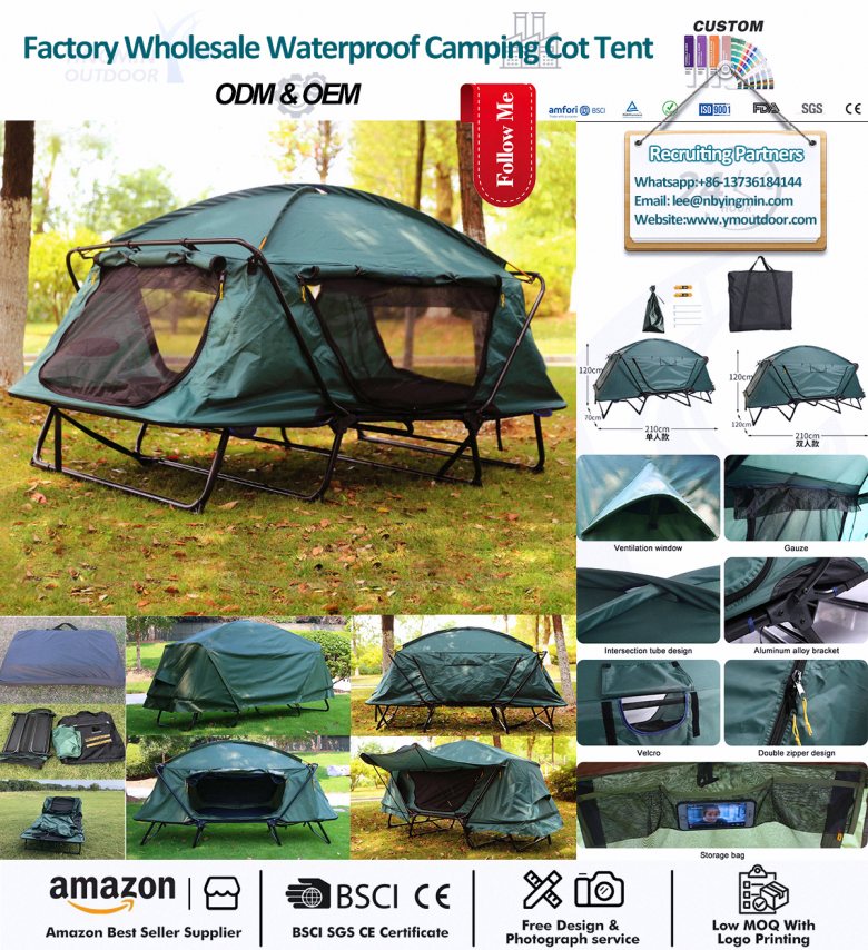 Fun multi-use tent/cot/tent cot!