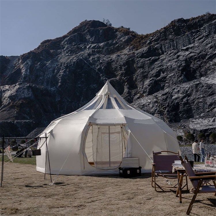 What Advantages Does YMOUTDOOR Outdoor Canvas Bell Tent Bring To Glamping Business?